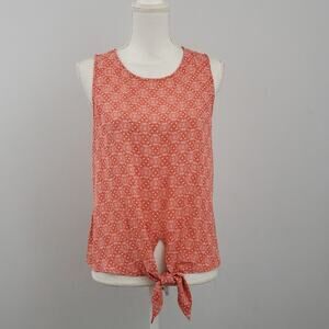 NWT Ann Taylor LOFT Tie Front, Button Back Tank